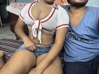 hot camcouple sex webcam RiyaAndSachin